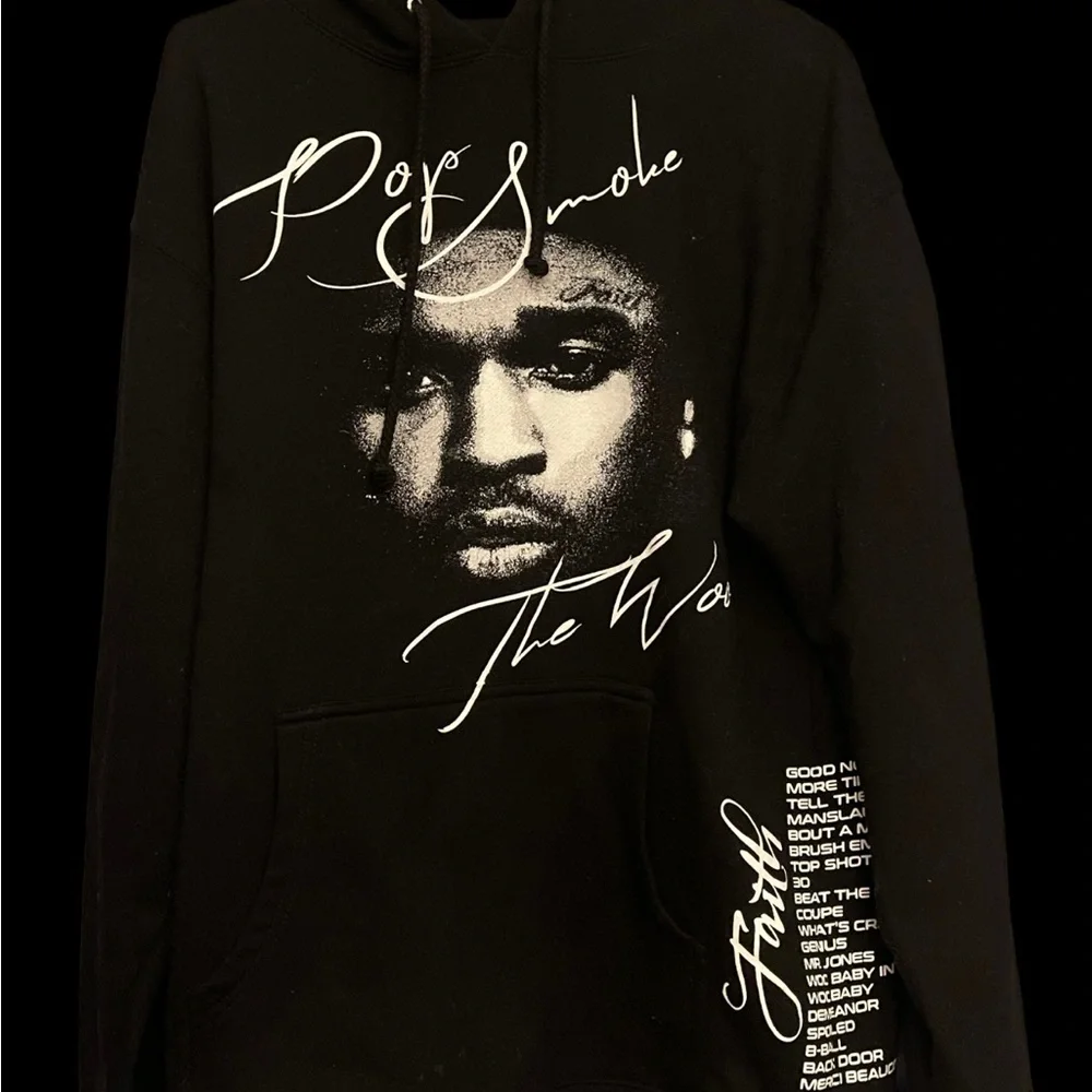Pop Smoke x V Lone Faith hoodie - Picture 2 of 2